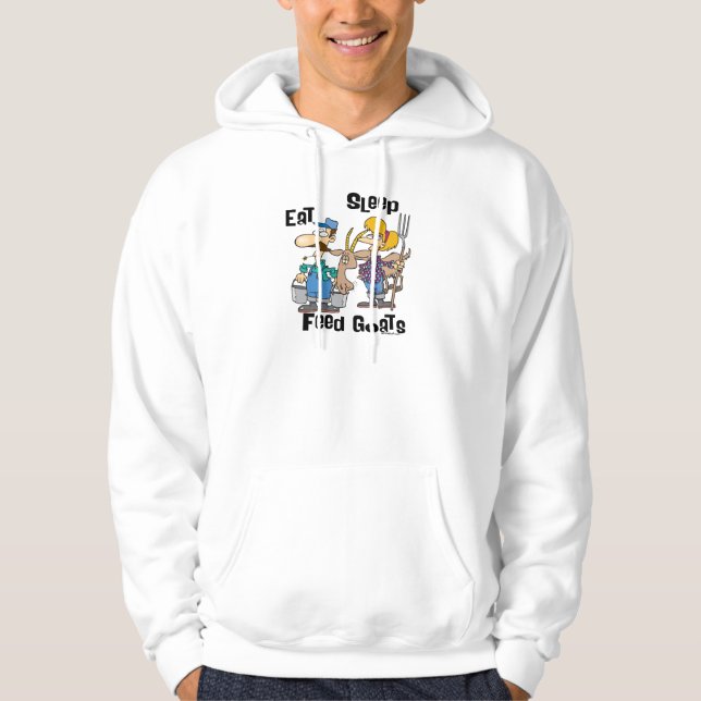 Eat Sleep Feed Goats Hoodie (Front)