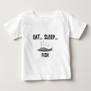 Eat Sleep FISH Baby T-Shirt