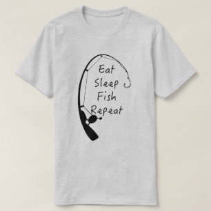 Eat Sleep Fish Repeat Fishing Men's T-Shirt