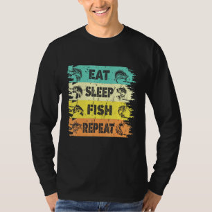 Eat Sleep Fish Repeat Lifestyle T-Shirt