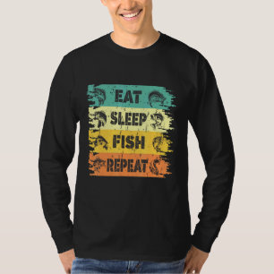 Eat Sleep Fish Repeat Lifestyle T-Shirt