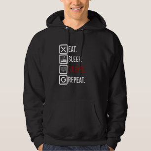 Eat Sleep Fix Eyes Ophthalmologist Optician Contac Hoodie