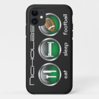 Eat Sleep Football :: iPhone 5 Case