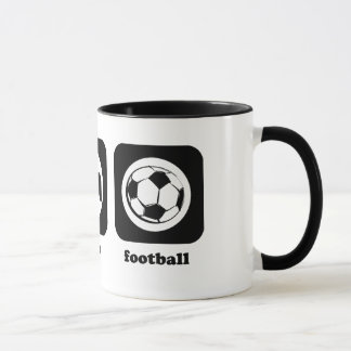 Eat. Sleep. Football. Mug