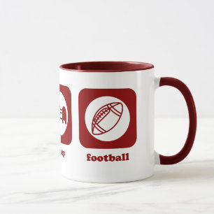 Eat. Sleep. Football. Mug