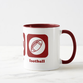 Eat. Sleep. Football. Mug