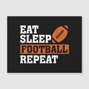 Eat Sleep Football Repeat Awesome Love Football Vi