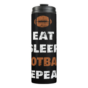 Eat Sleep Football Repeat Love Football Vintage Gi Thermal Tumbler