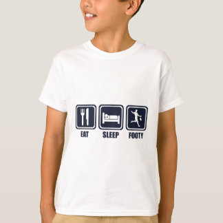 Eat Sleep Footy Repeat T-Shirt