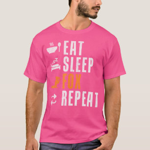 Eat Sleep Fox Repeat Fox T-Shirt