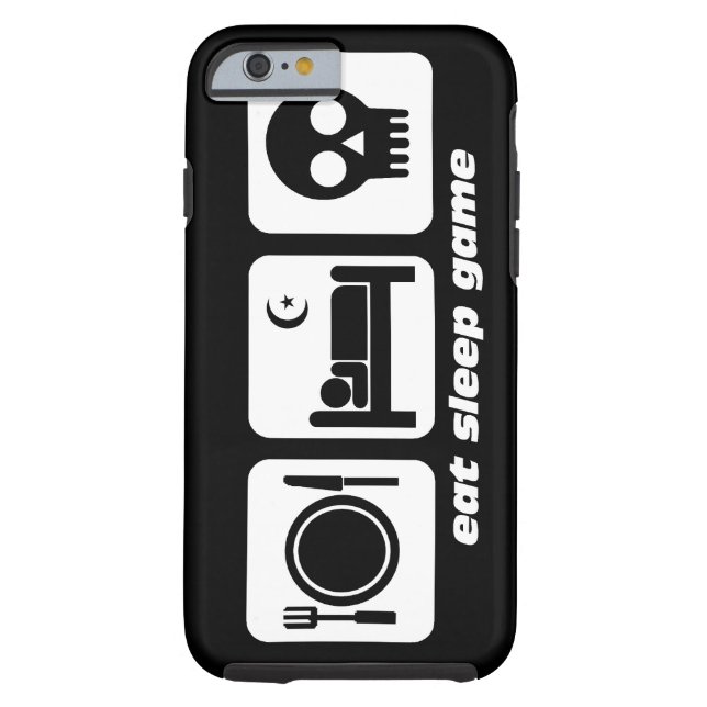 eat sleep game Case-Mate iPhone case (Back)