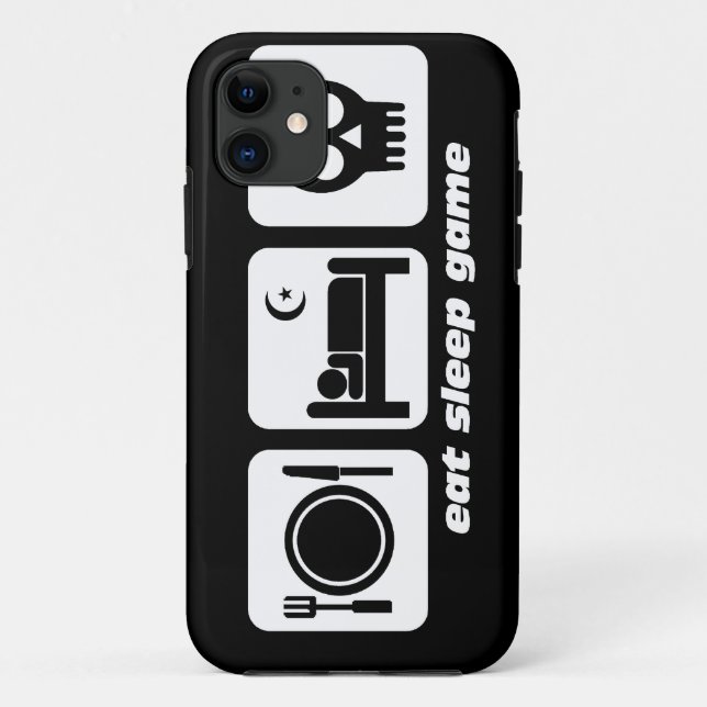 eat sleep game Case-Mate iPhone case (Back)
