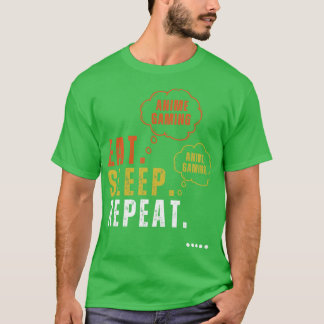 Eat Sleep  Gaming Repeat design T-Shirt