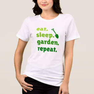 Eat Sleep Garden Repeat Gardening Lover Tee