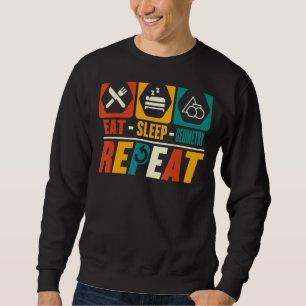 Eat Sleep Geometry Repeat   Mathematician Math Sweatshirt