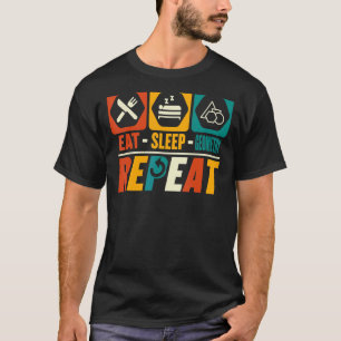 Eat Sleep Geometry Repeat   Mathematician Math T-Shirt