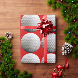 Eat Sleep Golf Any Custom Colour Wrapping Paper