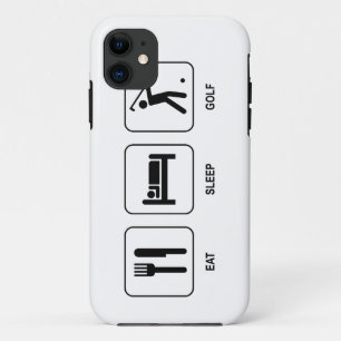 Eat Sleep Golf iPhone 11 Case