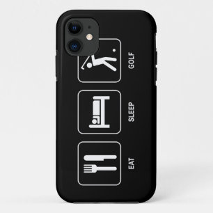 Eat Sleep Golf Case-Mate iPhone Case