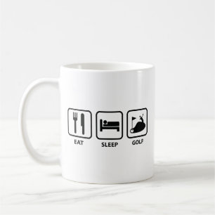 Eat Sleep Golf Coffee Mug