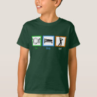 Eat Sleep Golf Funny Kids Golfer