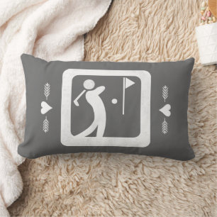 Eat Sleep Golf Lumbar Cushion
