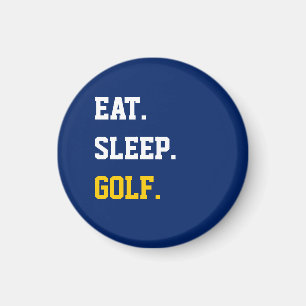 Eat Sleep golf Magnet