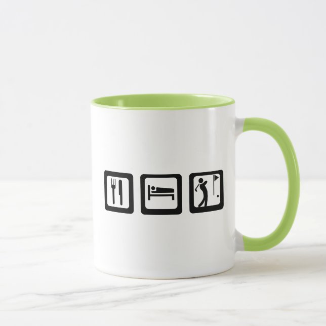 Eat Sleep Golf Mug (Right)
