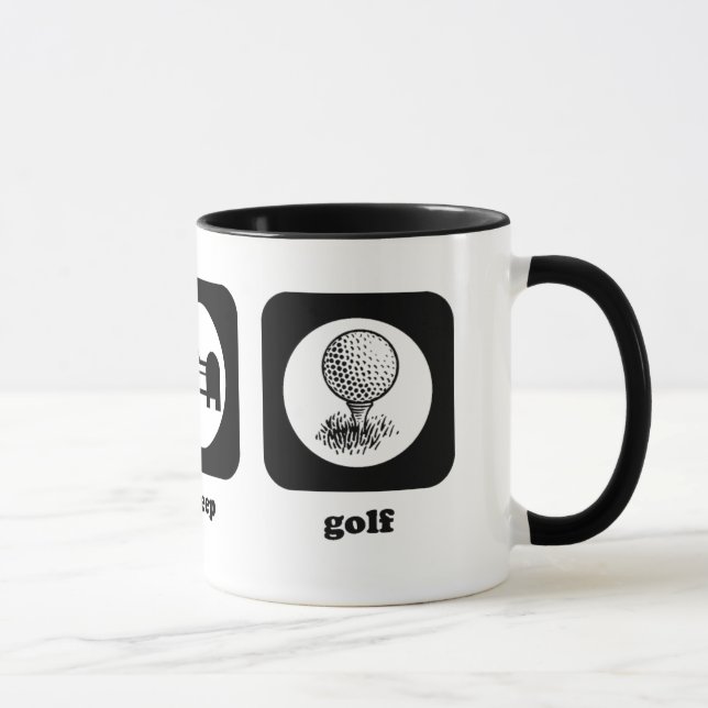 Eat. Sleep. Golf. Mug (Right)