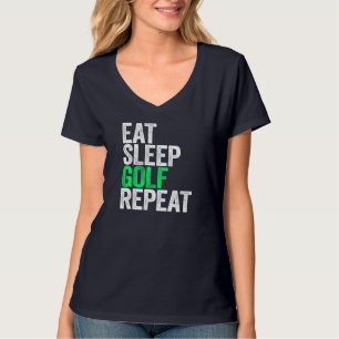 Eat Sleep Golf Repeat Sport Game T-Shirt