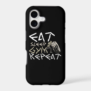 Eat Sleep Gym Repeat Funny Quote