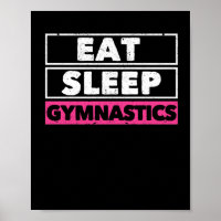 Eat Sleep Gymnastics Repeat Funny Gymnast