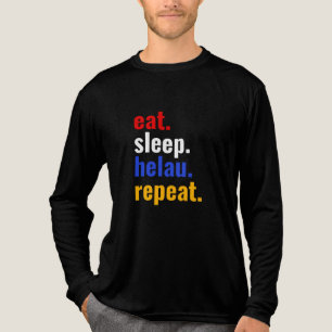 Eat. sleep. Helau. Repeat. Mainz Carnival Tri-Blend Shirt