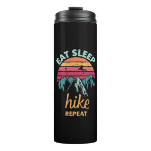 Eat, Sleep, Hike, Repeat Thermal Tumbler