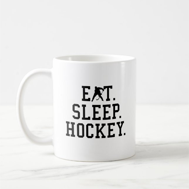 Eat Sleep Hockey - Hockey Lovers        Coffee Mug (Left)