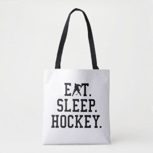 Eat Sleep Hockey - Hockey Lovers Tote Bag