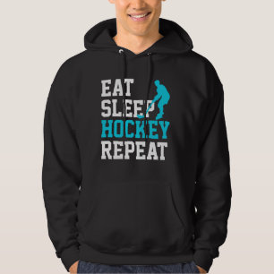 Eat Sleep Hockey Repeat Hoodie