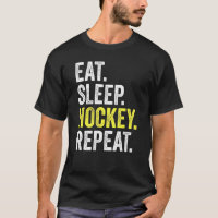 Eat Sleep Hockey Repeat Ice Hockey Fan