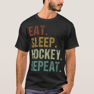 Eat Sleep Hockey Repeat Ice T-Shirt