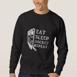 Eat Sleep Hockey Repeat Sweatshirt