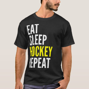 Eat Sleep Hockey Repeat T Shirt