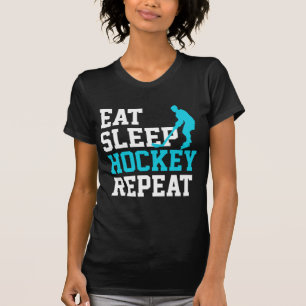 Eat Sleep Hockey Repeat     T-Shirt