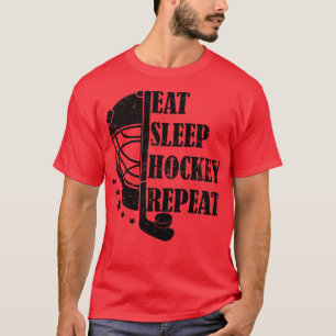 Eat Sleep Hockey Repeat T-Shirt