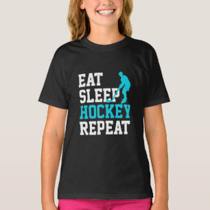 Eat Sleep Hockey Repeat T-Shirt