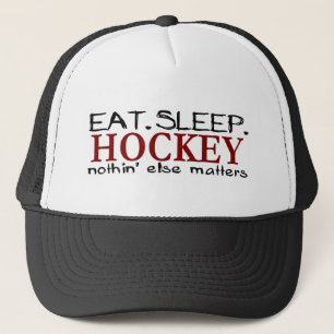 Eat Sleep Hockey Trucker Hat