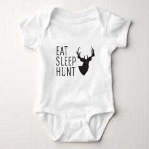 Eat Sleep Hunt Baby Bodysuit