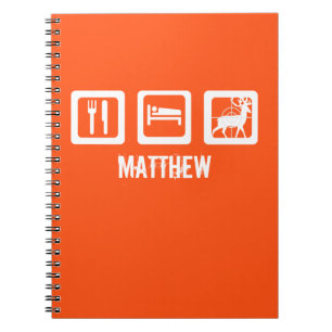 Eat Sleep Hunt Spiral Notebook