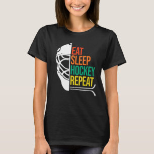 Eat Sleep Ice Hockey Player Expert Coach Sport Gr T-Shirt