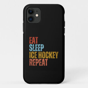 EAT SLEEP ICE HOCKEY REPEAT Case-Mate iPhone CASE
