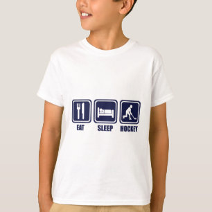 Eat Sleep Ice Hockey Repeat T Shirt